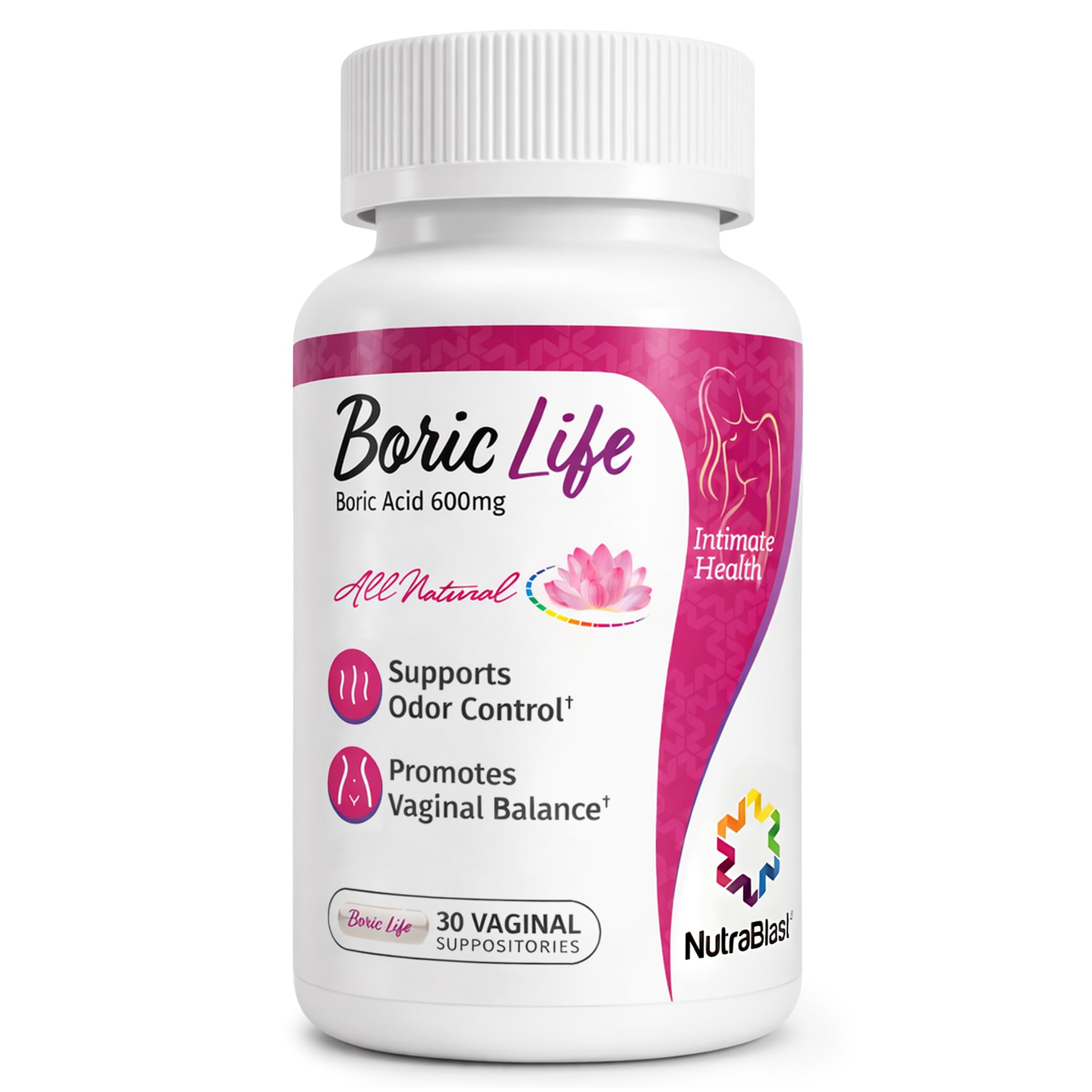 NutraBlast front packaging showing 30-count box and benefits