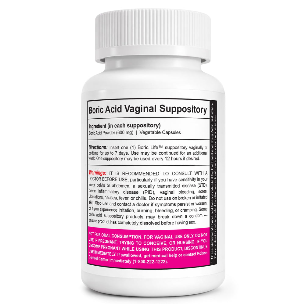 NutraBlast close-up of a single 600mg suppository for easy insertion
