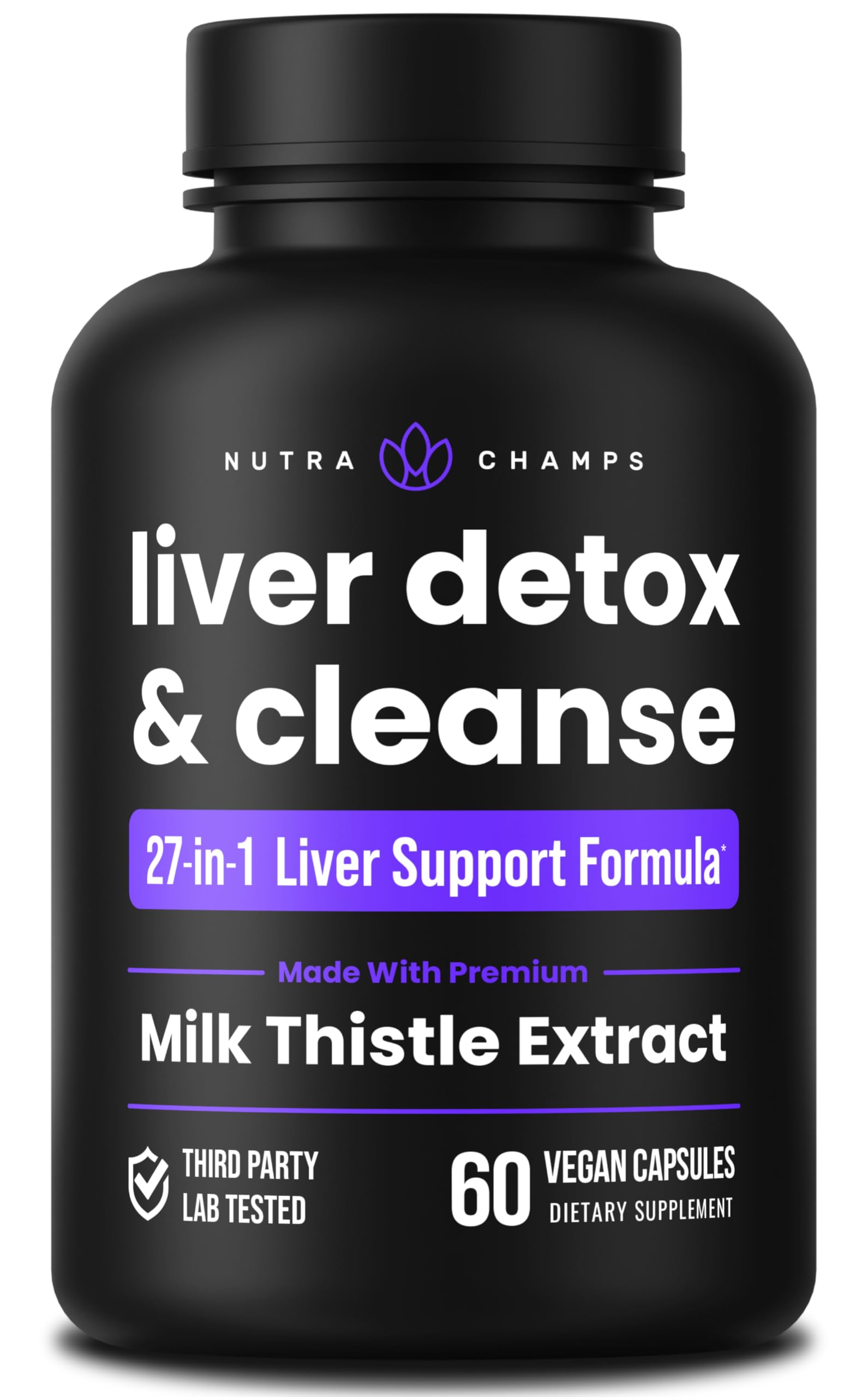 NutraChamps bottle on kitchen counter conveying daily wellness routine