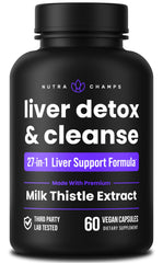 NutraChamps bottle on kitchen counter conveying daily wellness routine