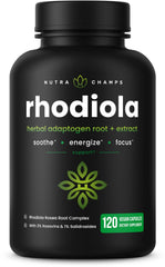 NutraChamps bottle front packaging showing supplement name and benefits
