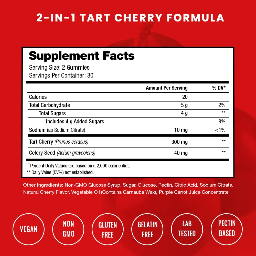 NutraChamps two gummies on palm illustrating recommended serving size