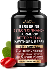 NUTRAHARMONY front packaging showing product and benefits