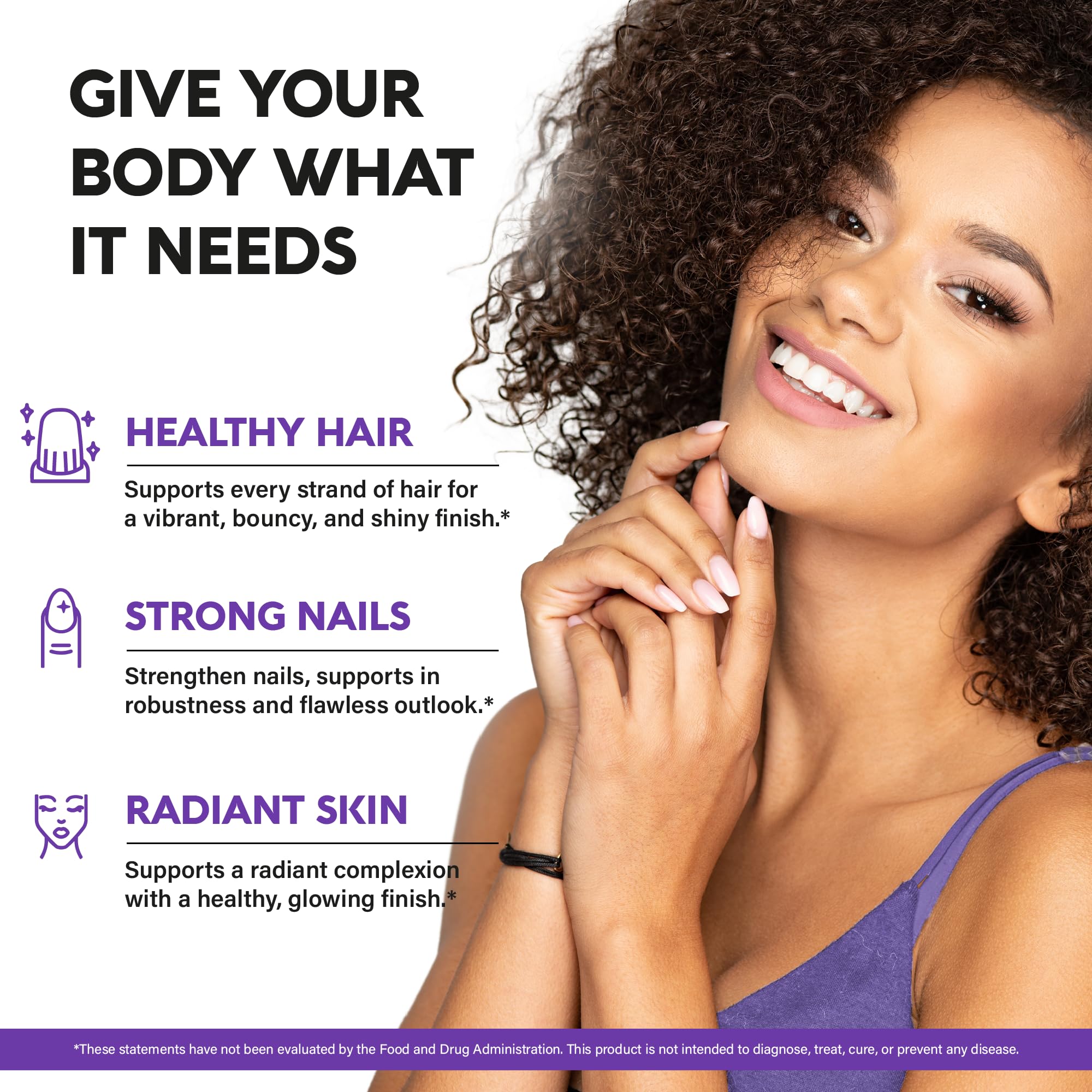 NUTRAHARMONY side label listing ingredients and collagen types for transparency