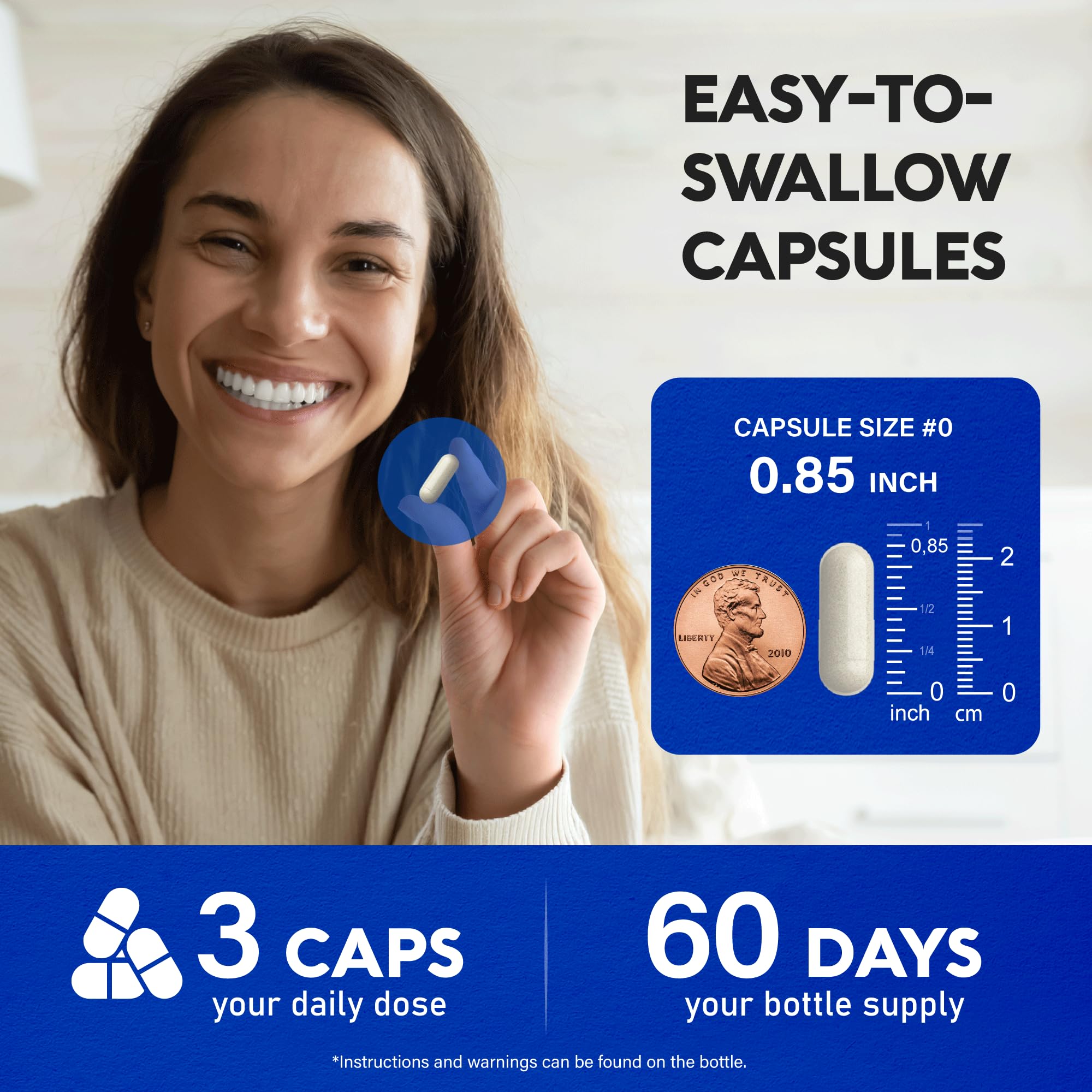 bottle beside morning essentials showing NUTRAHARMONY daily routine fit