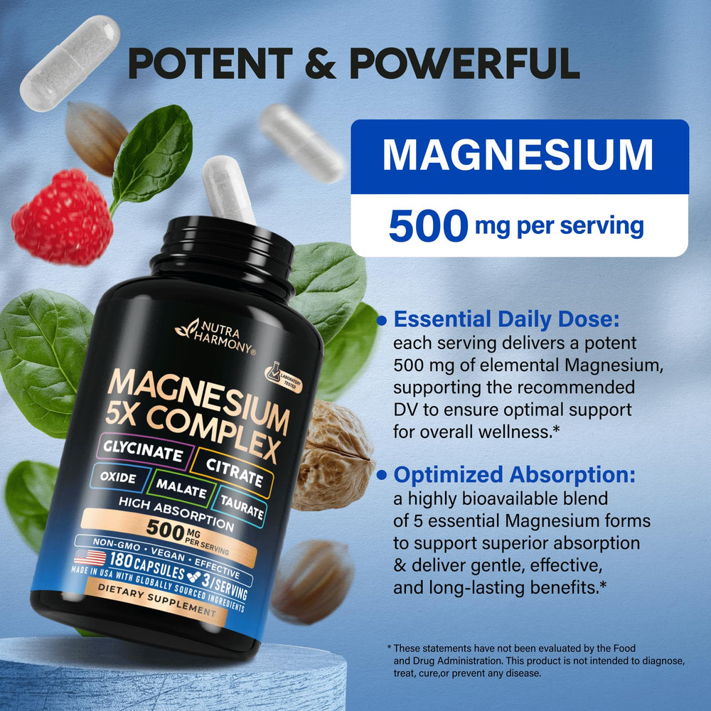 single capsule in hand illustrating NUTRAHARMONY convenient serving size