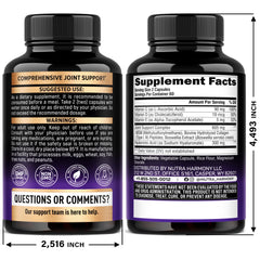 NUTRAHARMONY open bottle with capsules highlighting daily supply