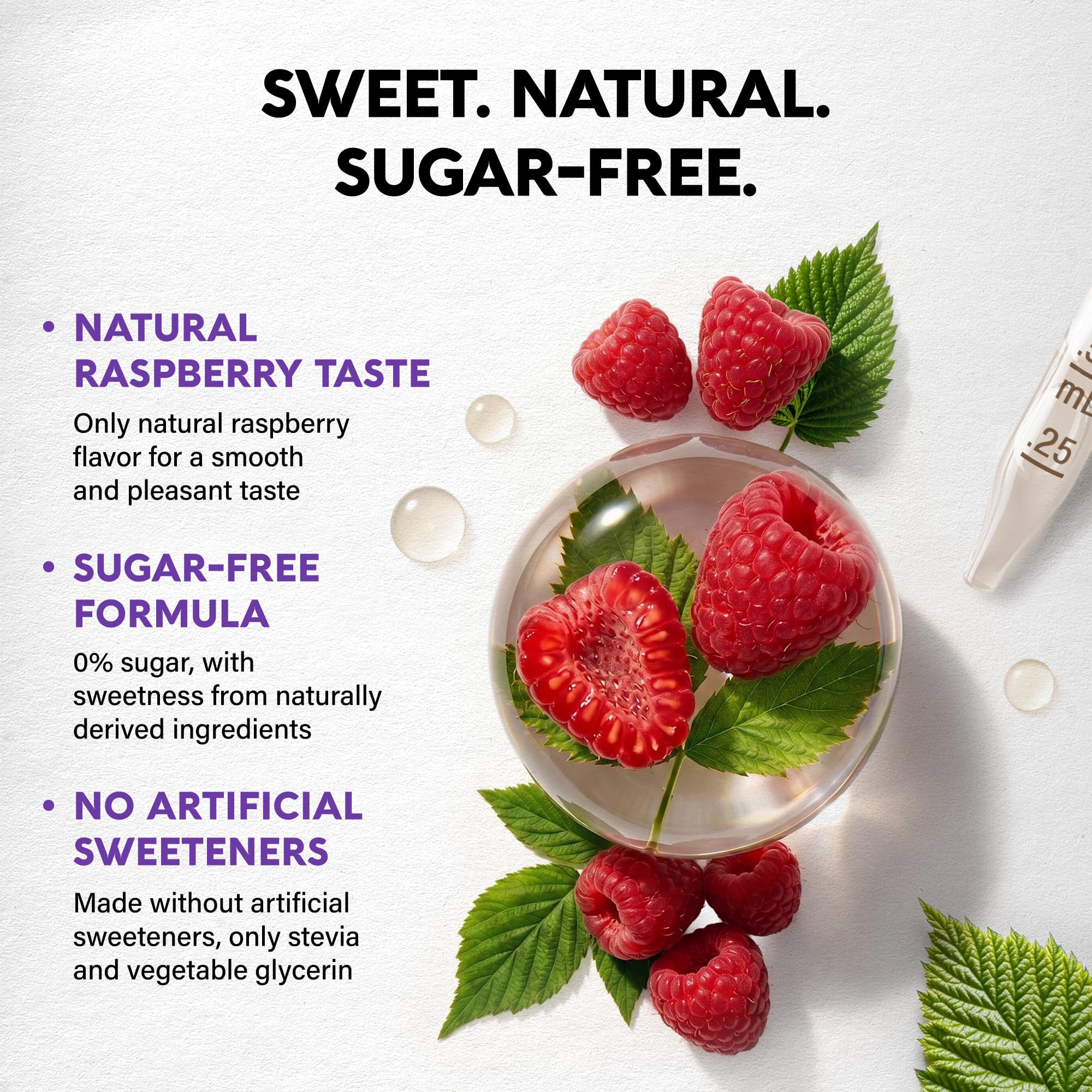 NUTRAHARMONY drops mixed in water serving suggestion for daily use