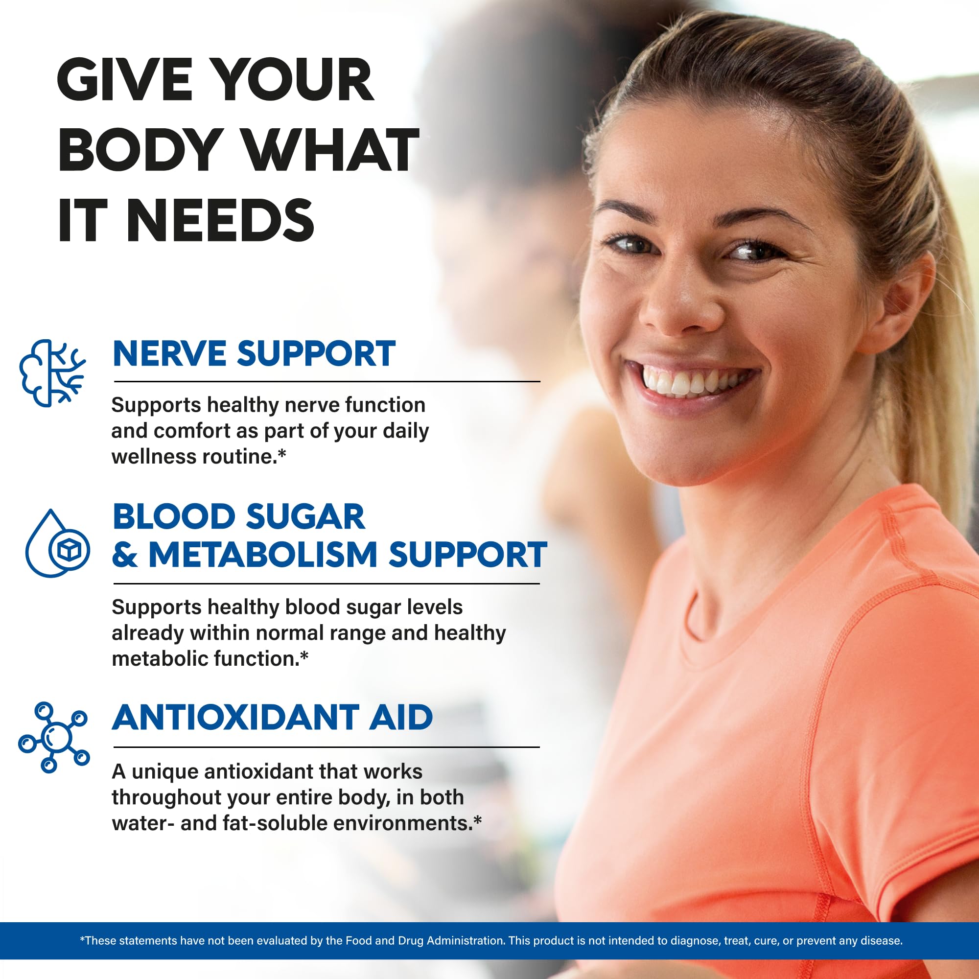 NUTRAHARMONY soft capsule texture detail showing easy-to-swallow benefit