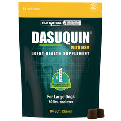 Nutramax Dasuquin front packaging showing product and benefits