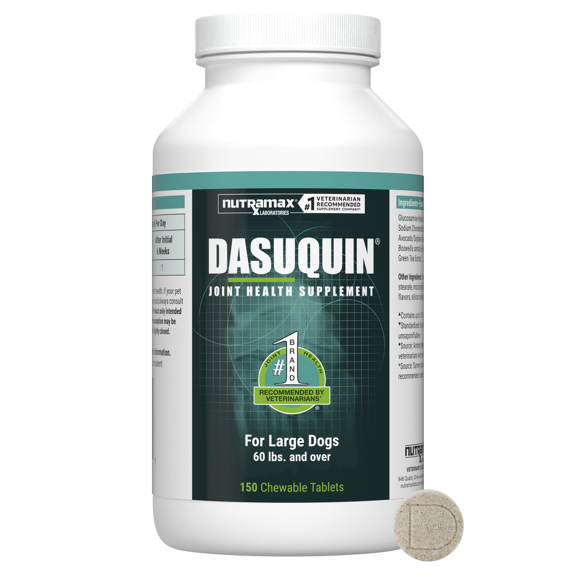 Nutramax Dasuquin front packaging showing clear product details and trusted brand