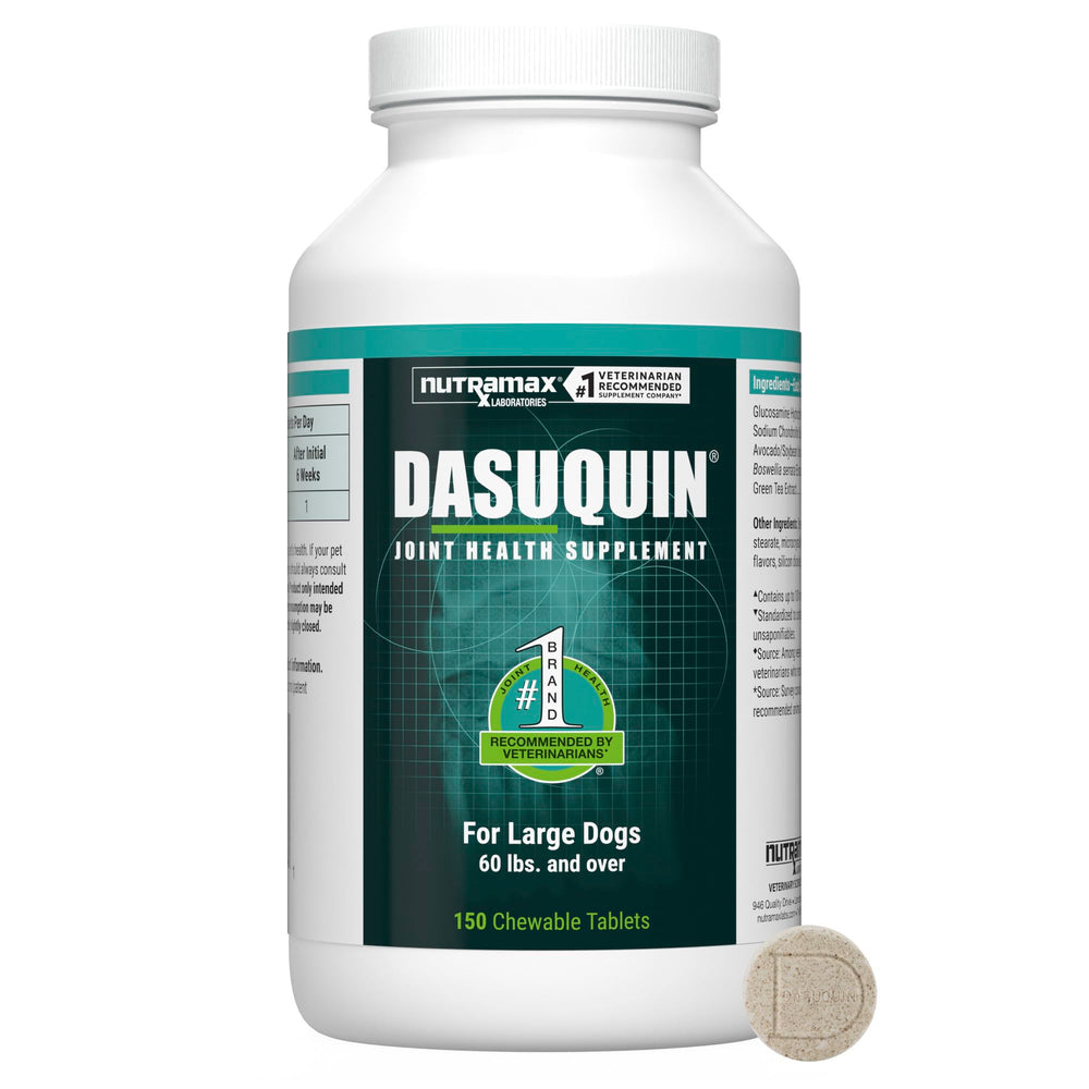 Nutramax Dasuquin front packaging showing clear product details and trusted brand