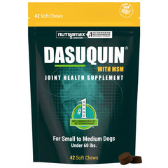 Nutramax Dasuquin front packaging showing product identity and benefits