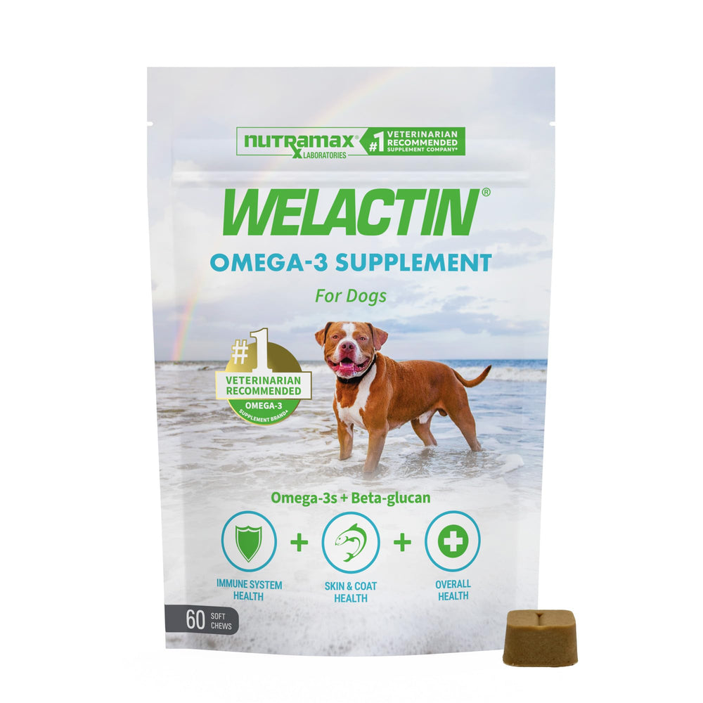 Nutramax Welactin front packaging showing 60 count and benefits