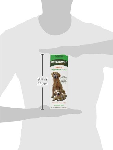 Nutramax Welactin being poured over dog food to improve palatability and ease