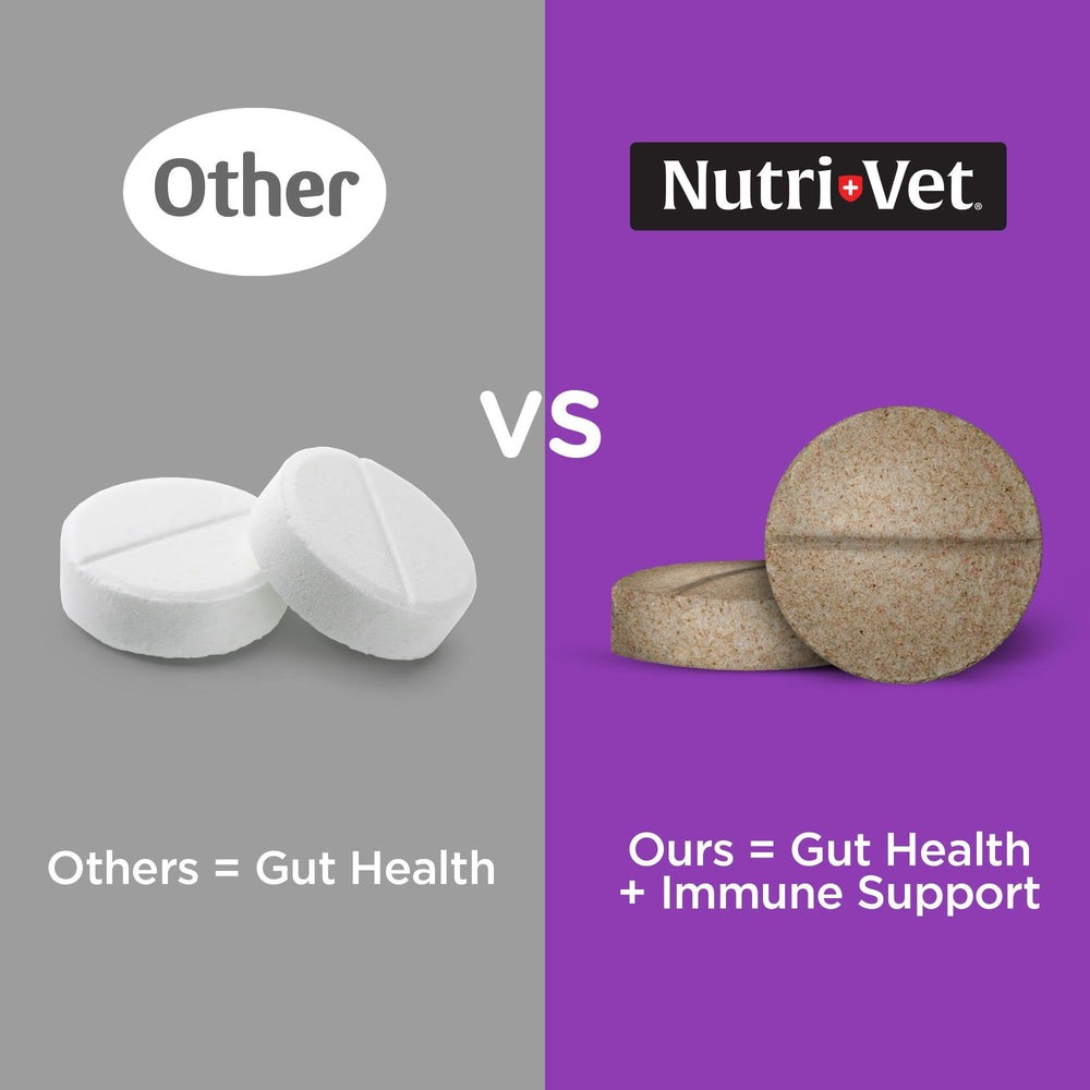 Nutri-Vet tablet close-up highlighting texture and chewable form
