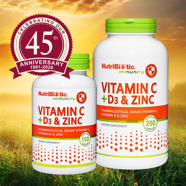 NutriBiotic bottle on kitchen counter suggests daily routine support