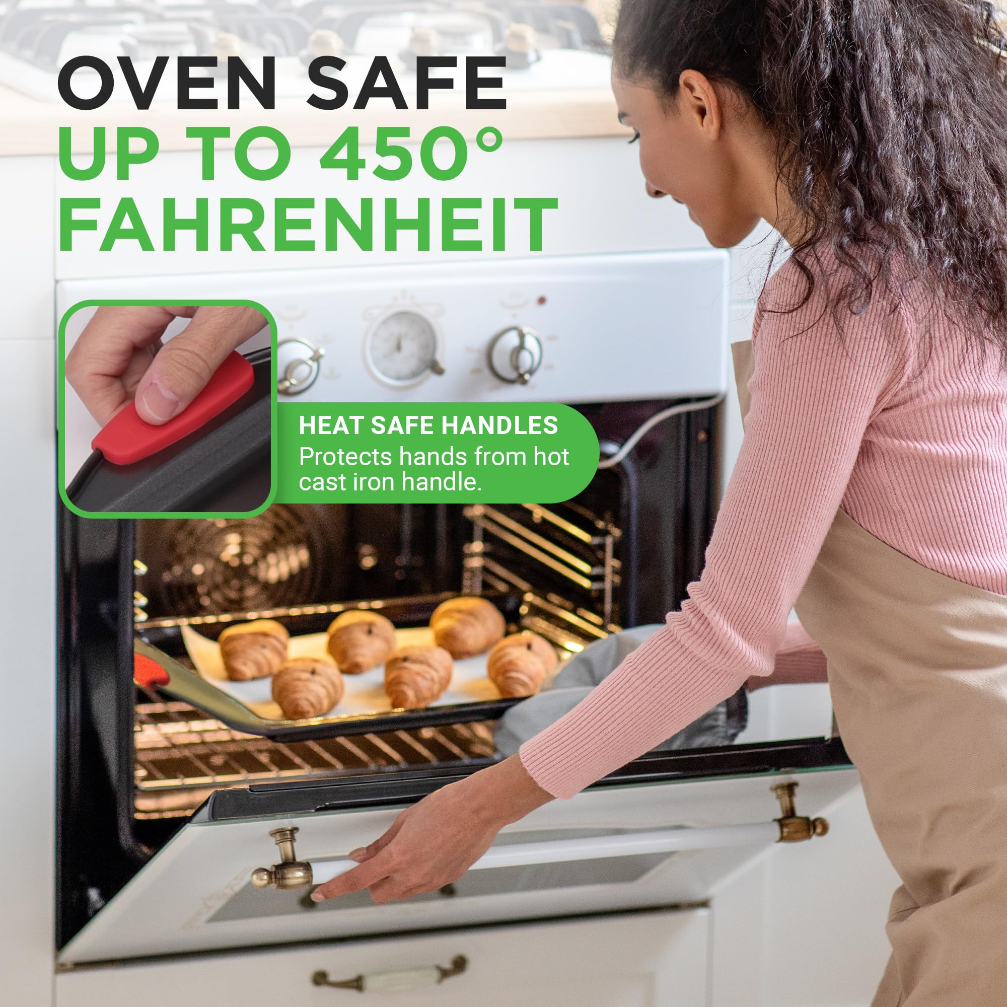 NutriChef sheet pan in oven roasting vegetables for even browning benefit