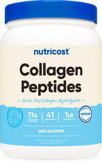 Nutricost front packaging showing 1 lb tub and clear branding, easy identification