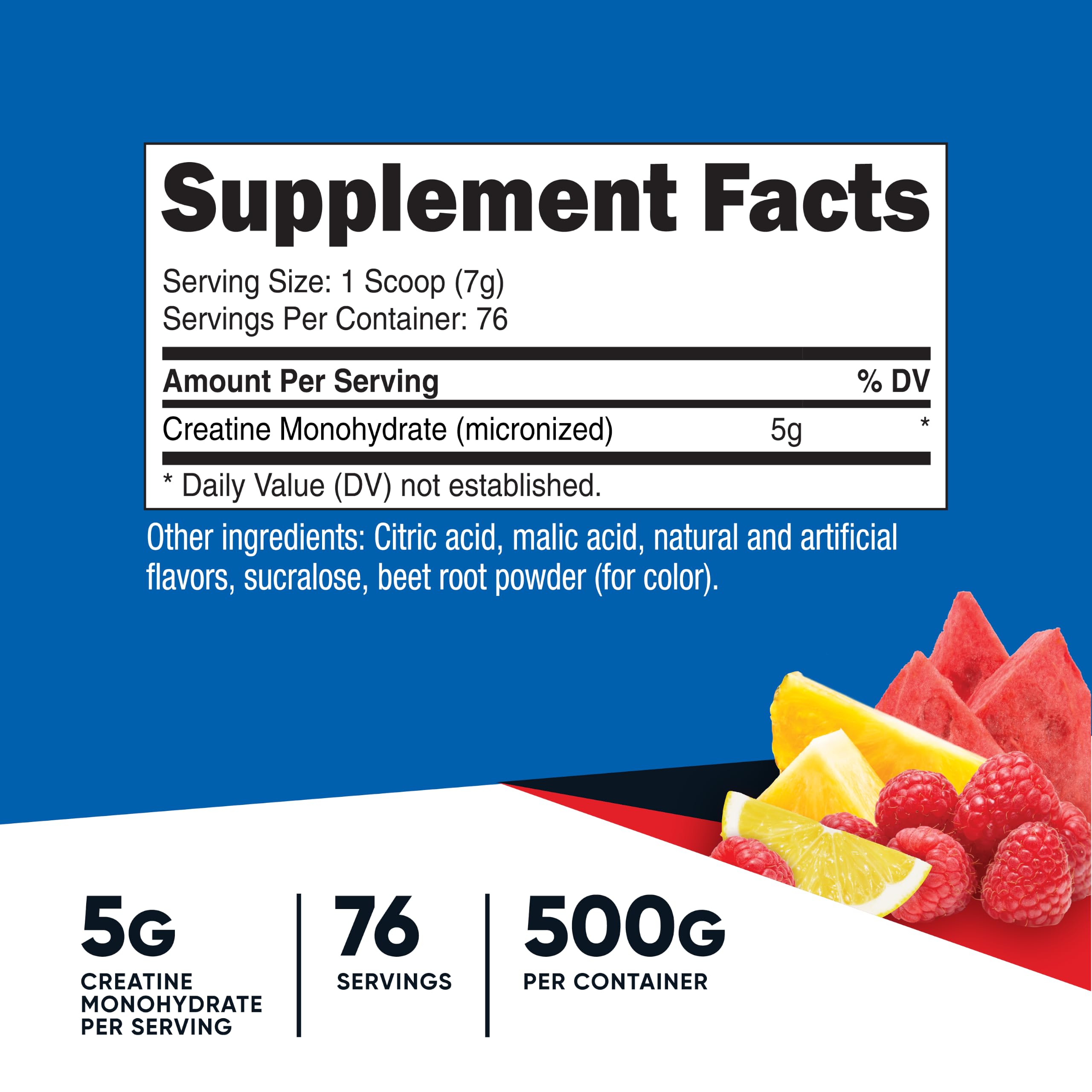 Nutricost open tub with included scoop highlighting easy portioning