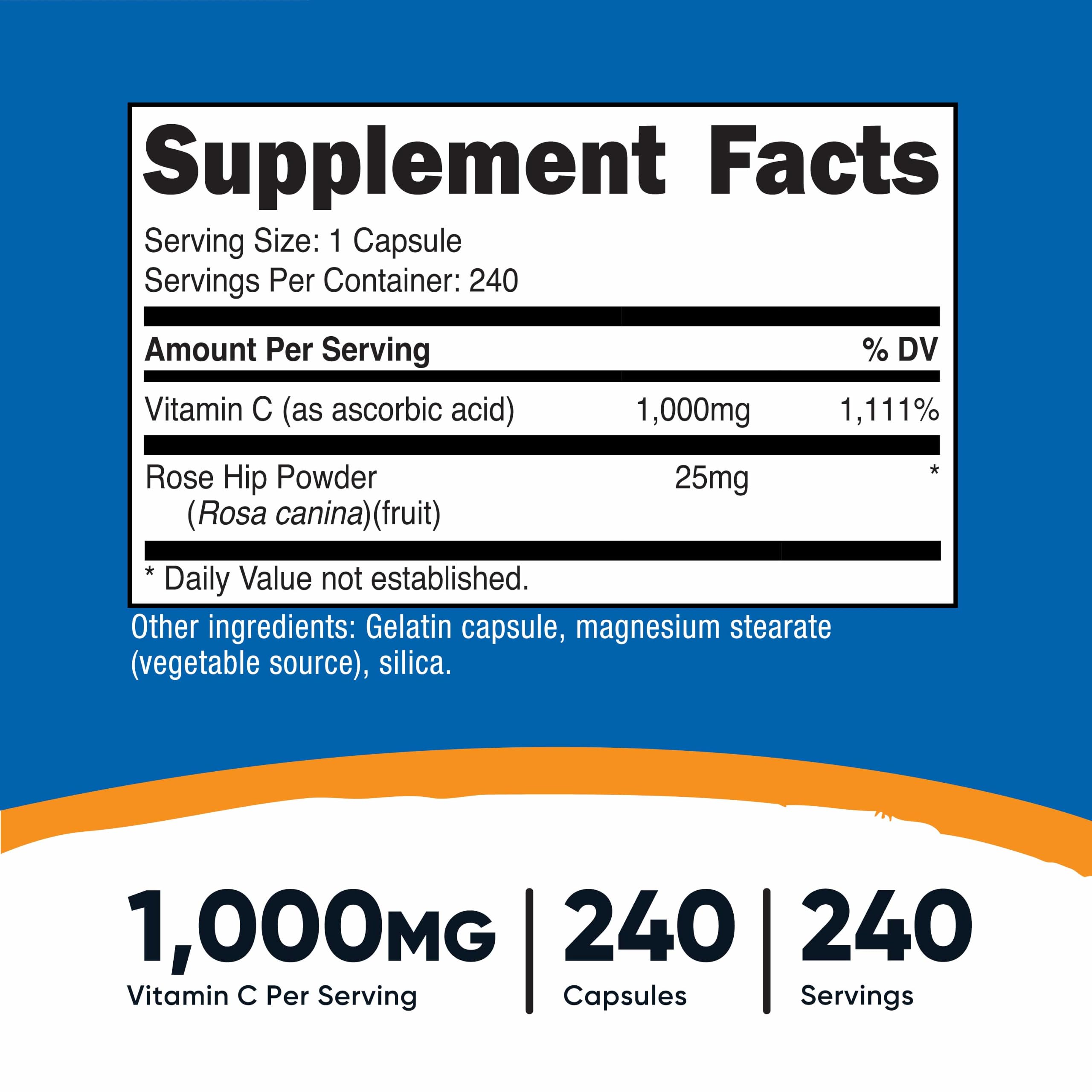 Nutricost label close-up highlighting potency and ingredient clarity for trust