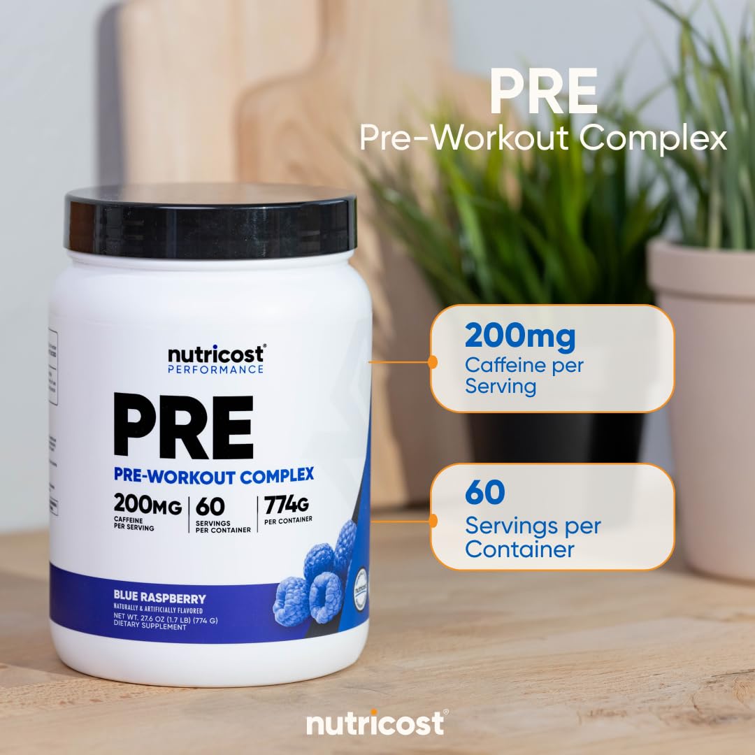 Nutricost supplement label and nutrition facts highlighting transparent ingredient doses