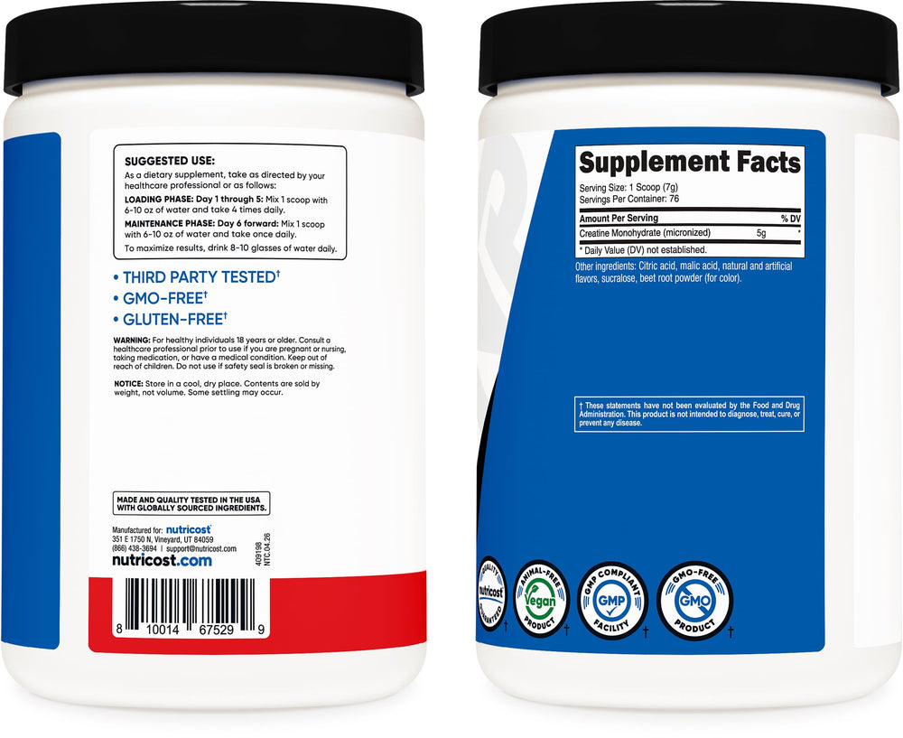 Nutricost bottle in gym scene showing convenient on-the-go use