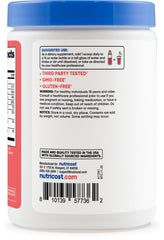 Nutricost mixing in a water bottle showing easy dissolving and refreshment