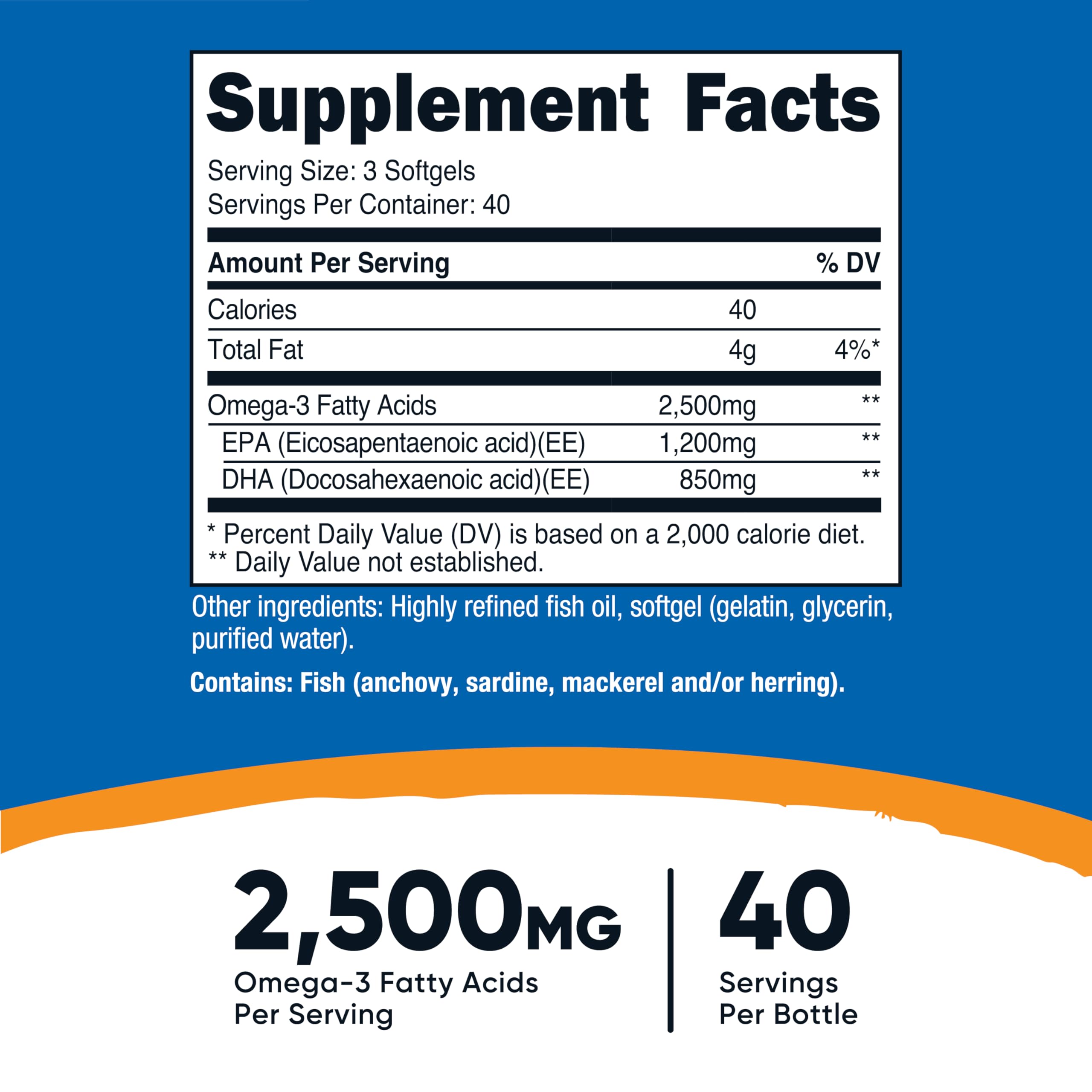 Nutricost softgel close-up highlighting smooth texture and easy swallowing benefit