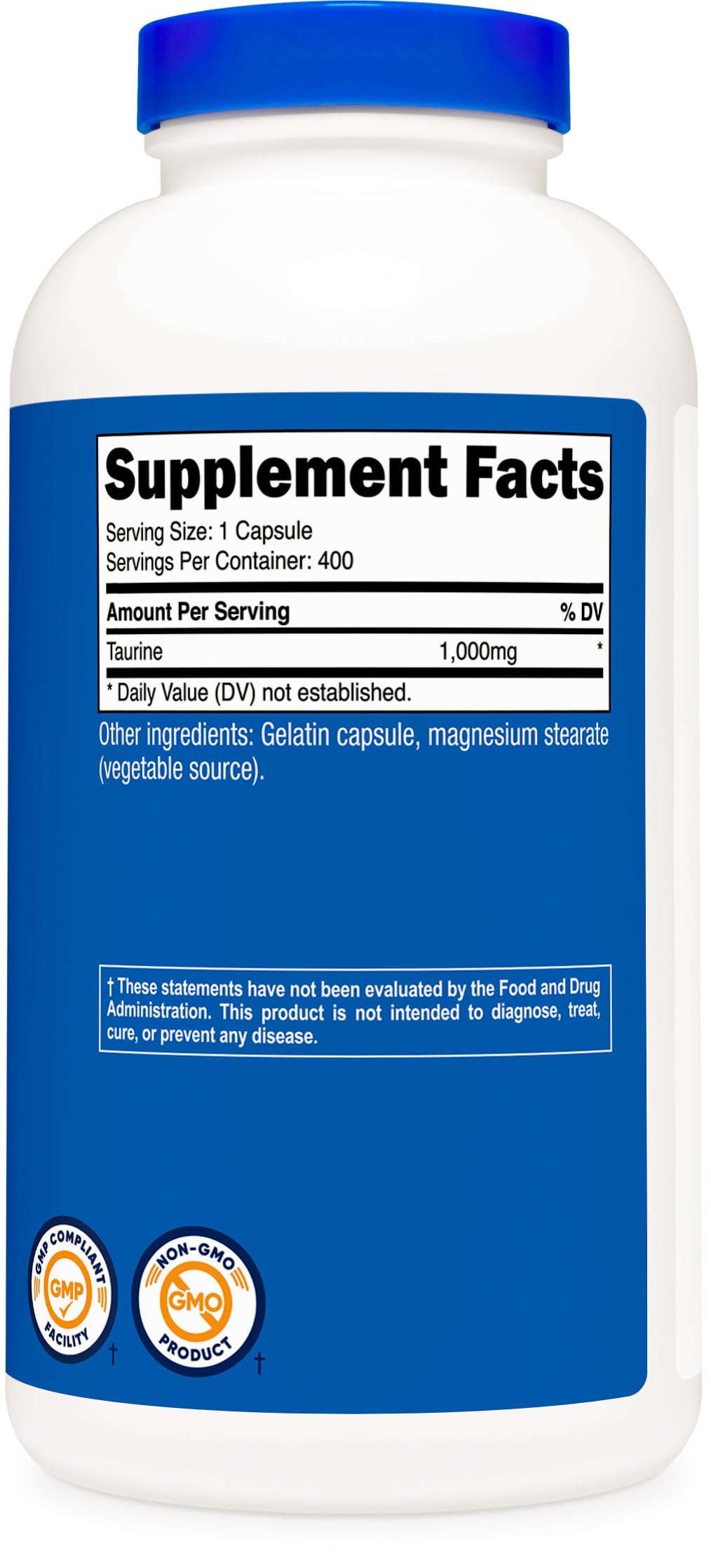 Nutricost bottle beside water and morning routine items for daily use