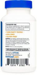 Nutricost label close detail displaying 200:1 extract and BioPerine for ingredient transparency