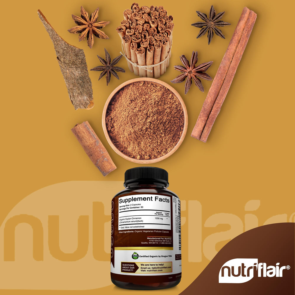 NutriFlair USDA organic and third-party certification seals, validated quality