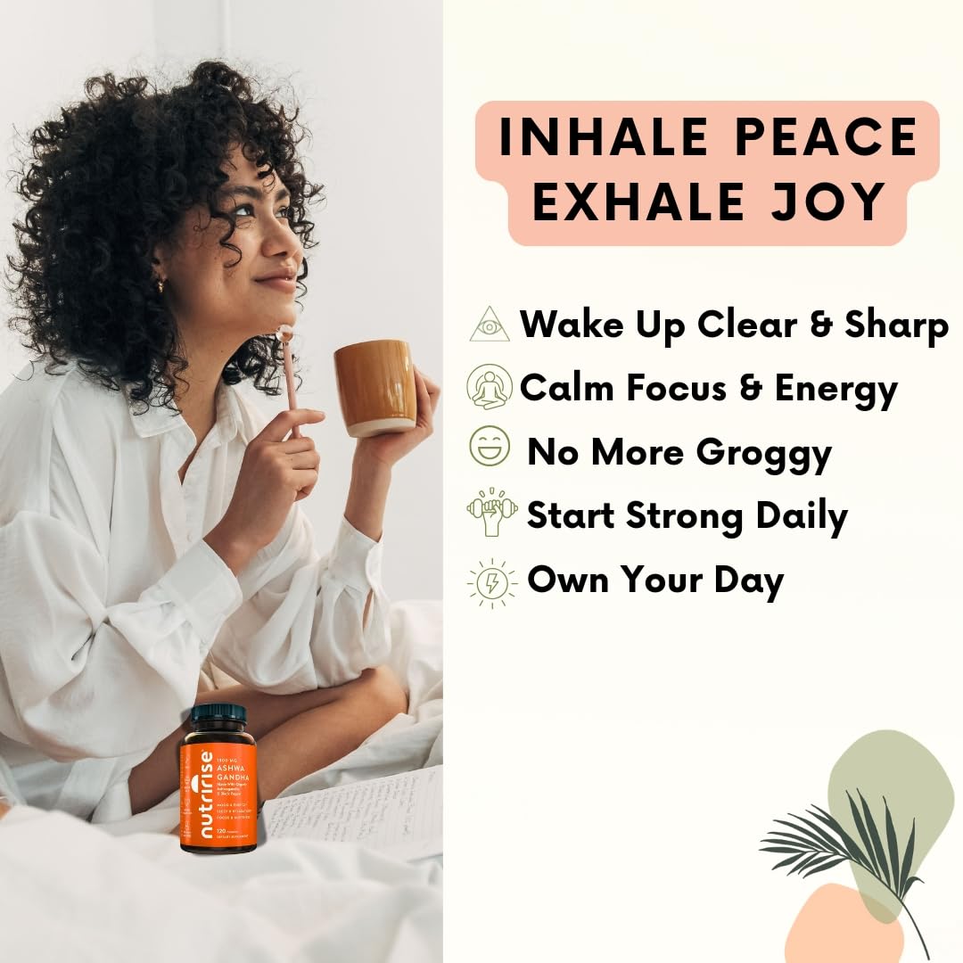 NutriRise used in a morning routine scene supporting steady energy throughout day