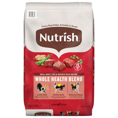 Nutrish front of bag showing product and benefits