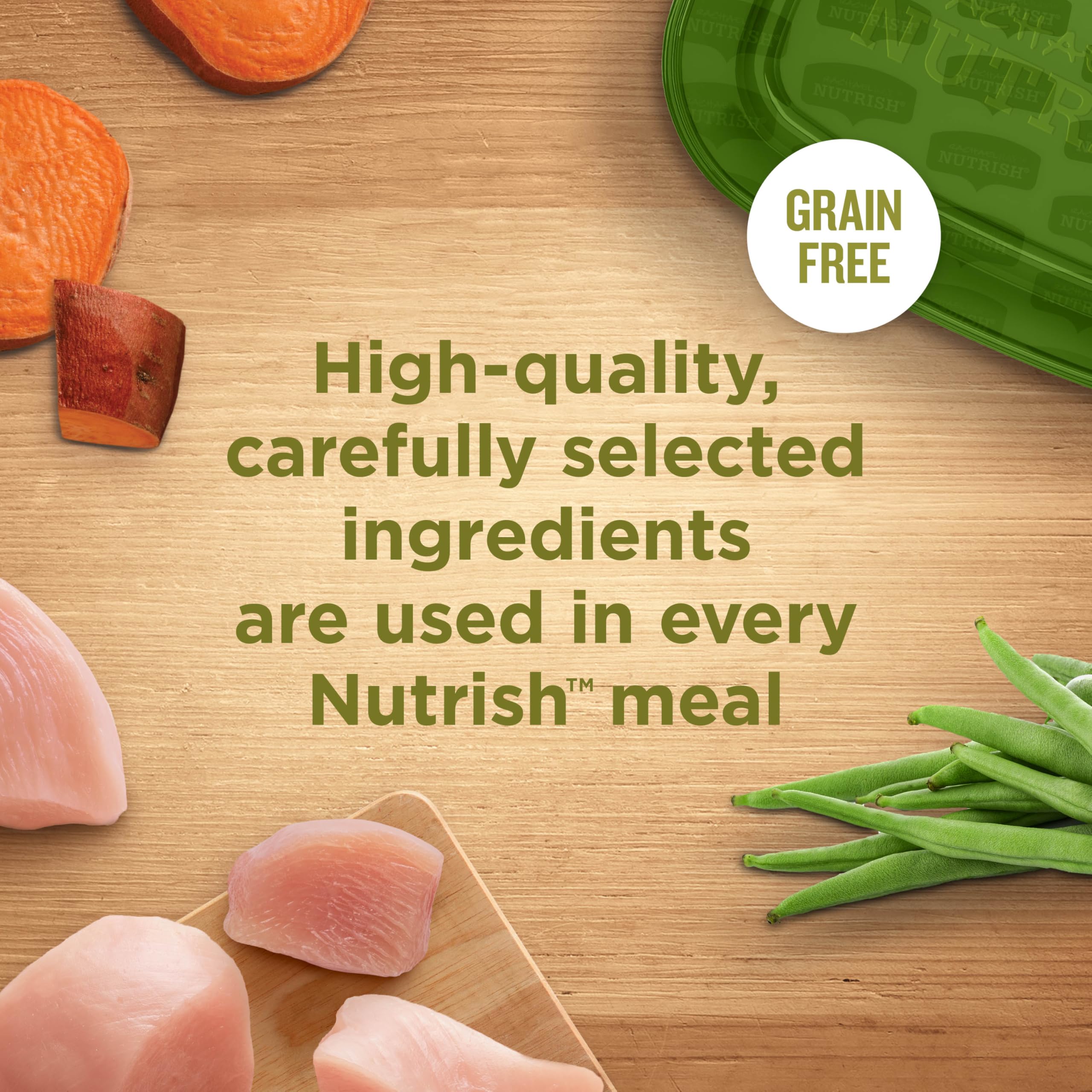 Nutrish eight tubs grouped to show full pack convenience