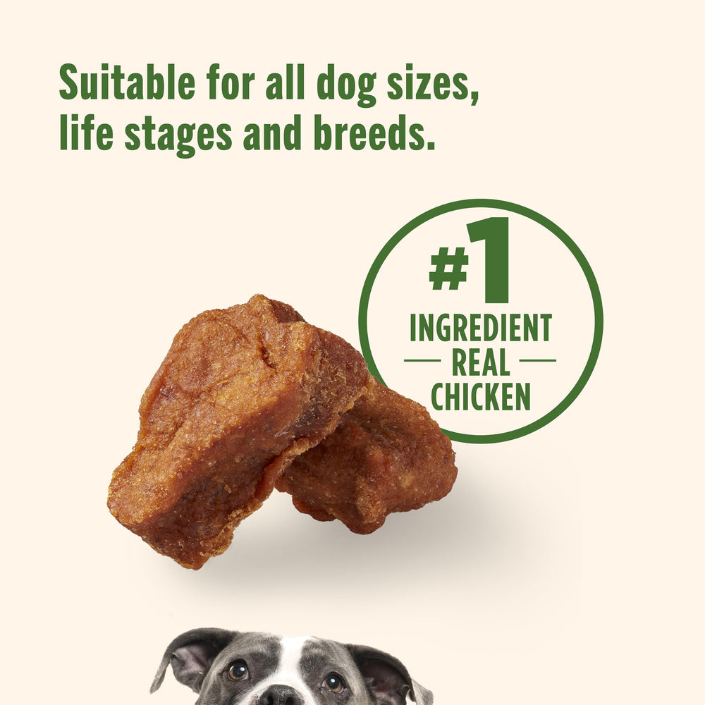 Label close-up on Nutrish pouch highlighting ingredients and transparency benefit