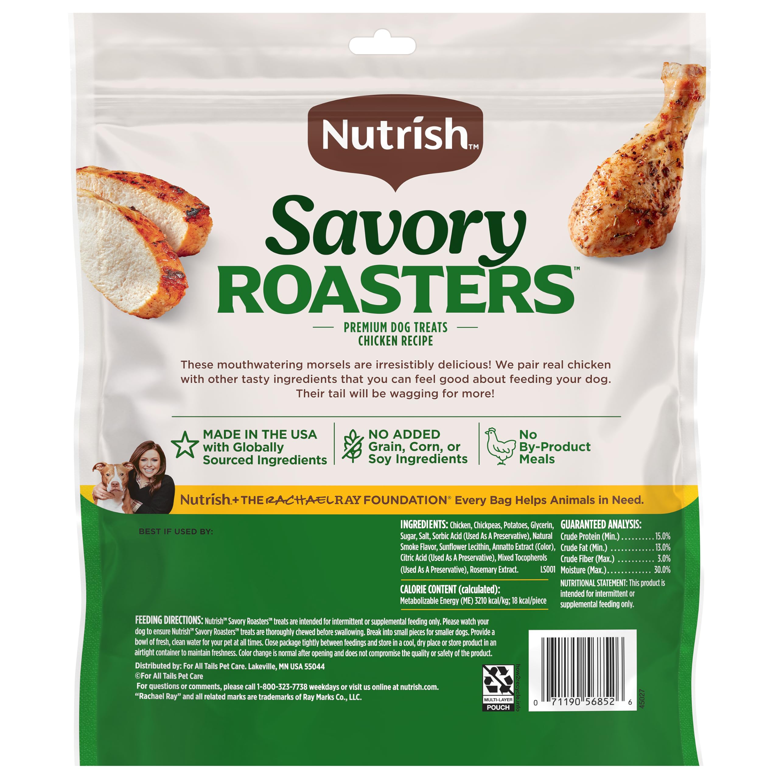 Resealable zipper detail on Nutrish pouch showing freshness preservation benefit