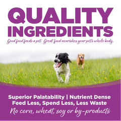 NutriSource label and guaranteed analysis for clear ingredient transparency benefit