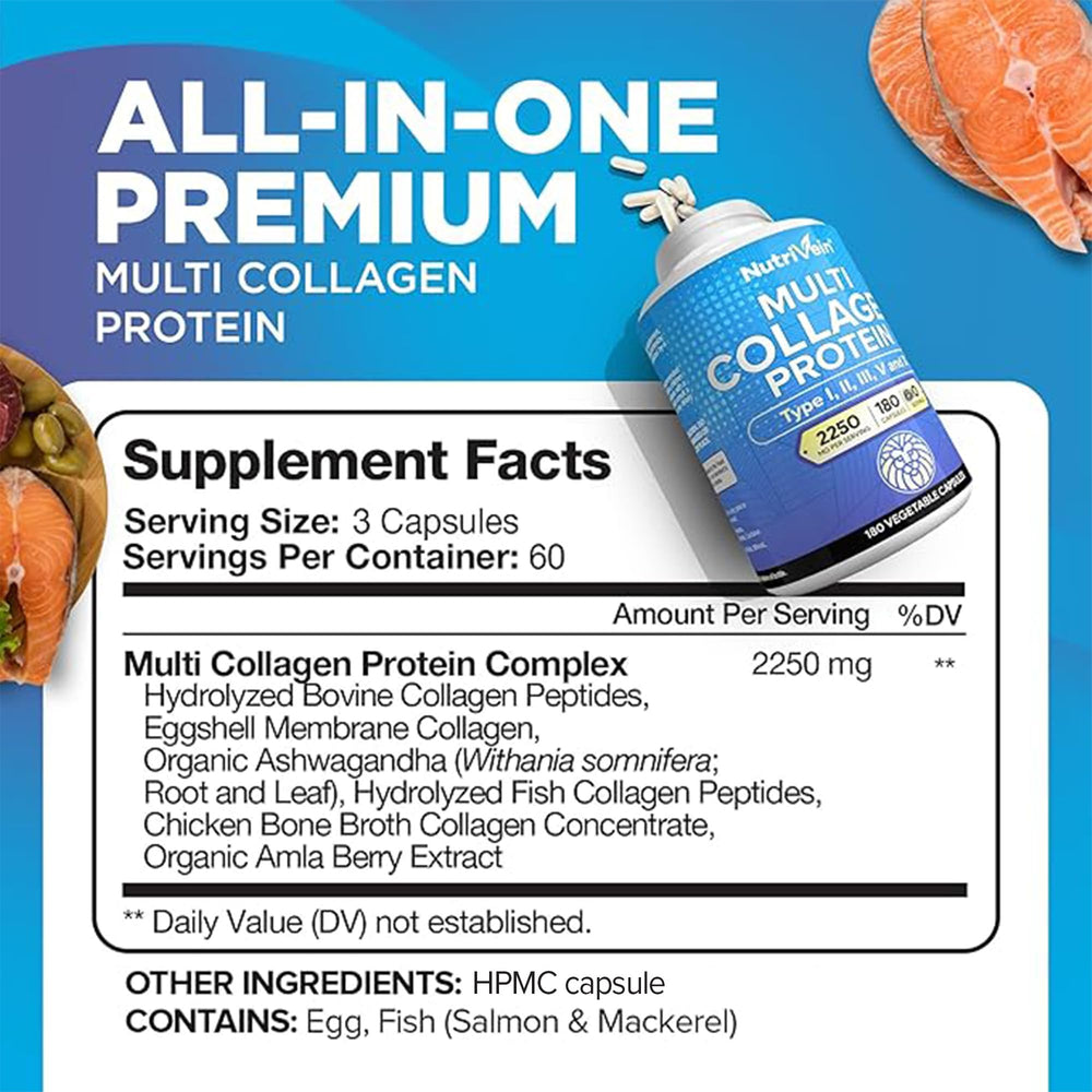 Nutrivein capsule close-up highlighting easy-to-swallow design