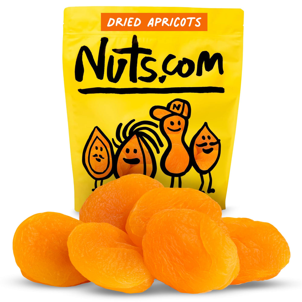 Nuts.com front packaging shot showing 2 lb resealable bag and product branding, convenient storage