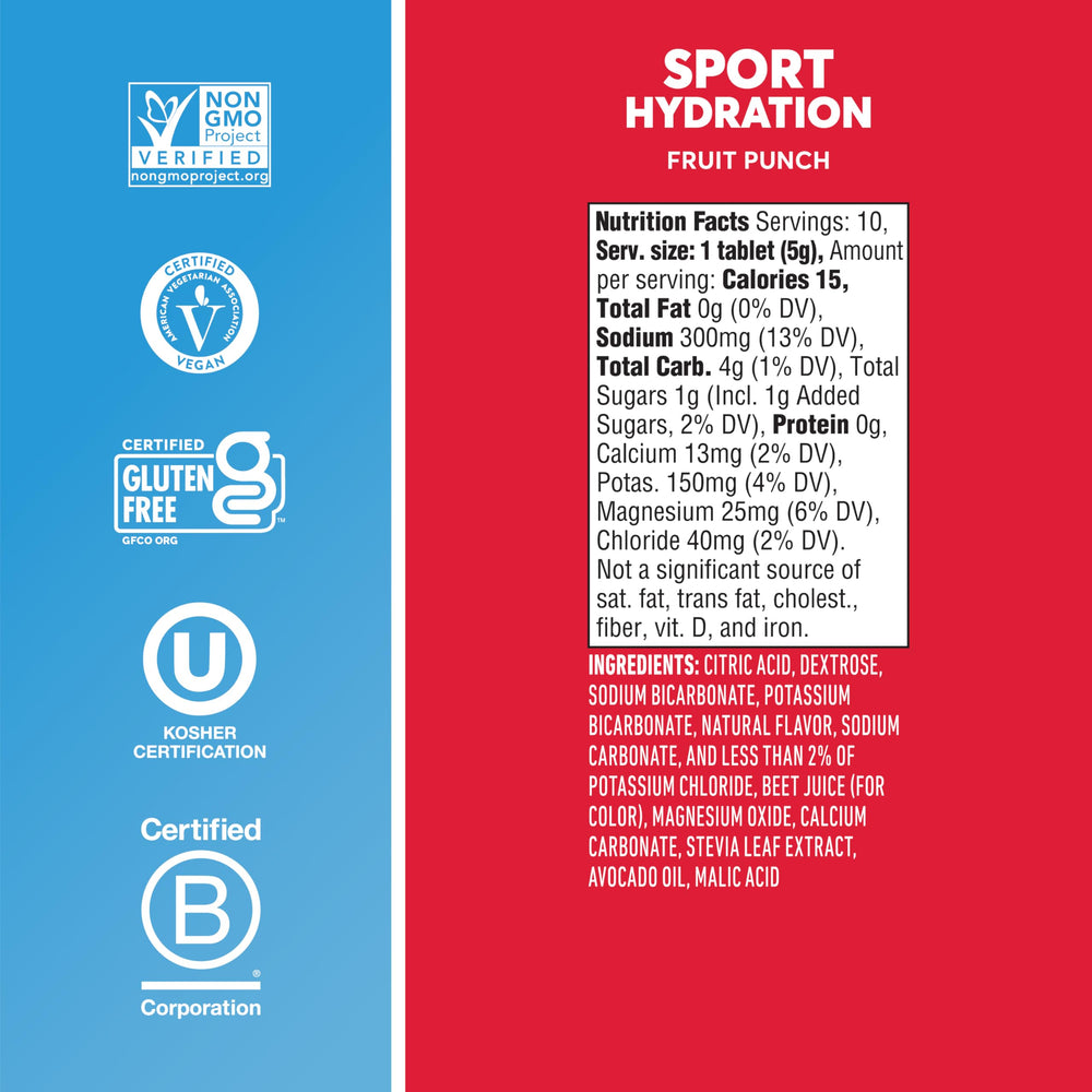 Nuun tube tucked inside a gym bag, brand on-the-go electrolyte support