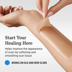 NUVADERMIS silicone texture closeup highlighting smooth, breathable film