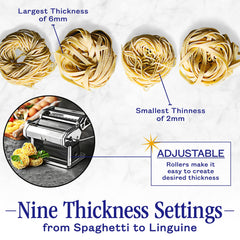 Nuvantee dual cutters detail for 2.0 mm and 6 mm noodle width options
