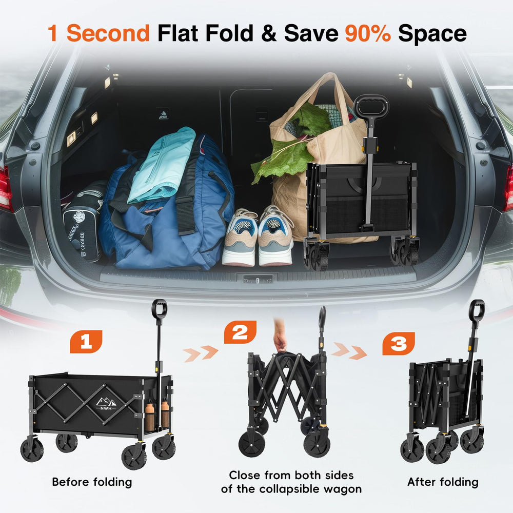NWH wagon fabric removable for washing and weather-resistant convenience