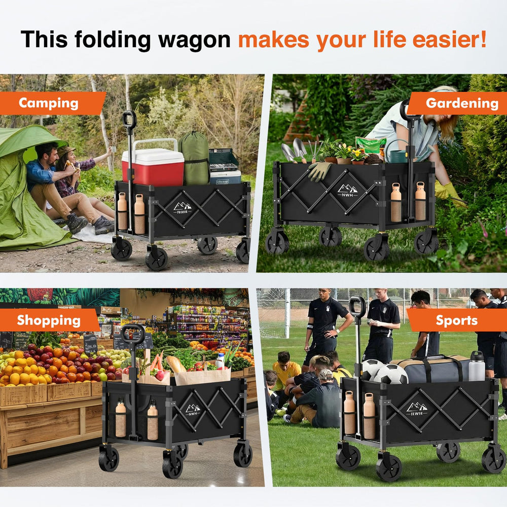 NWH wagon lifestyle camping scene making campsite setup quicker