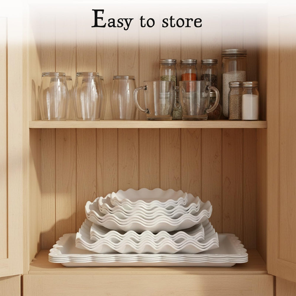 NWK dishwasher-safe label and plastic texture close-up emphasizing easy cleanup benefit