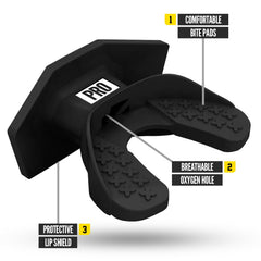 Nxtrnd close-up of cushioned bite pads showing comfort benefit