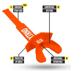NXT NXTRND close-up of permanent strap tether securing the guard reliably