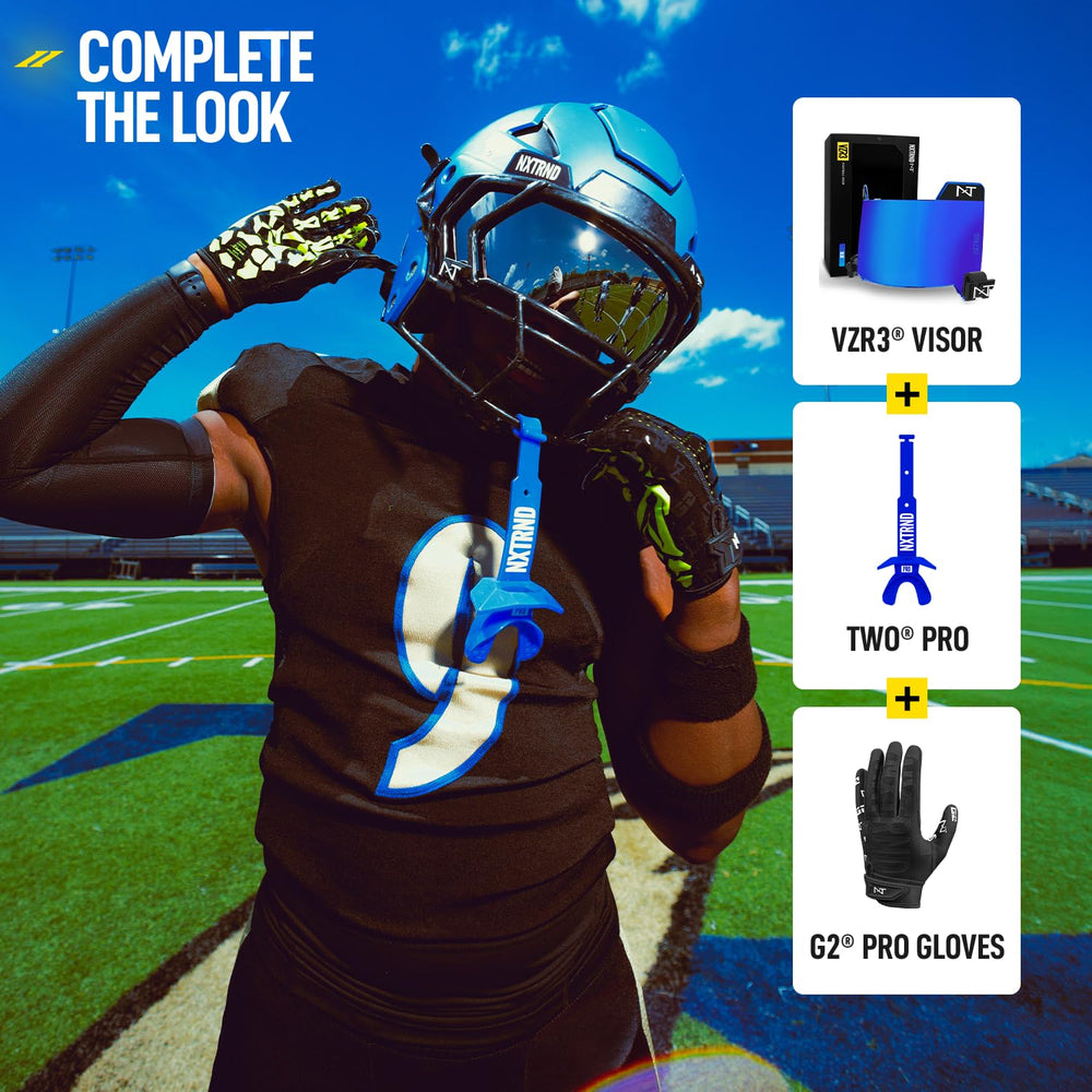 Nxtrnd Two Pro in use on player showing stable fit and performance benefit