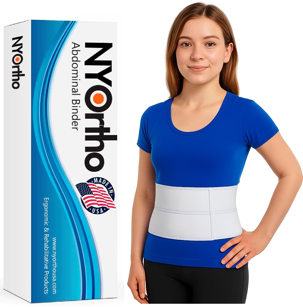 NYOrtho front view showing belt and tidy packaging with immediate support